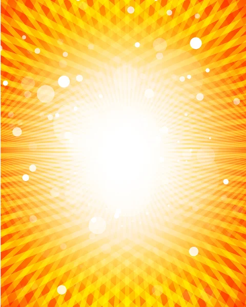 Gula solen vektor bakgrund — Stock vektor