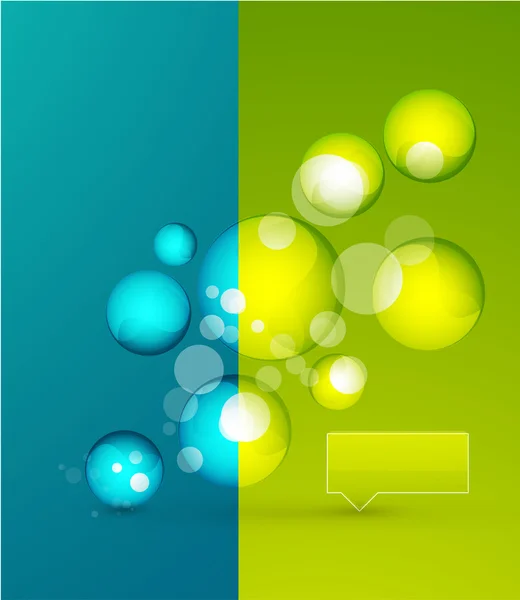 Fond de bulles vectorielles — Image vectorielle
