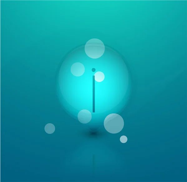 Vektor bubblor bakgrund — Stock vektor