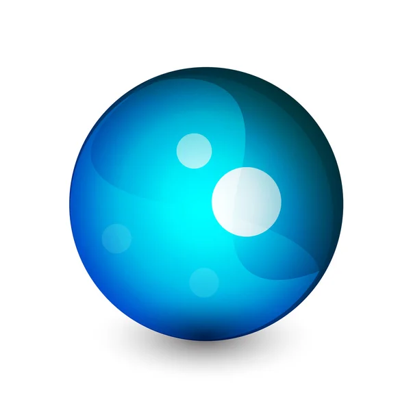 抽象的なベクトル球ボタン — ストックベクタ