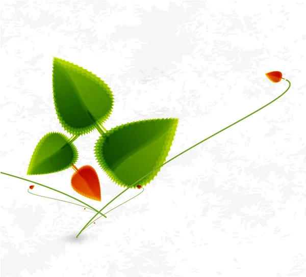Φύλλα abstratc παρασκήνιο — Διανυσματικό Αρχείο