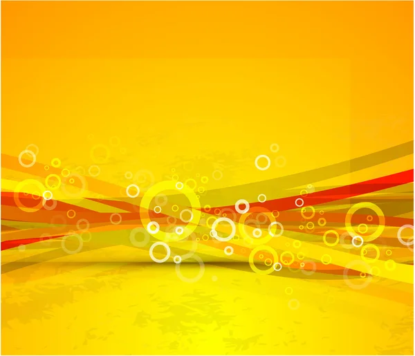 Abstrait orange lignes fond — Image vectorielle