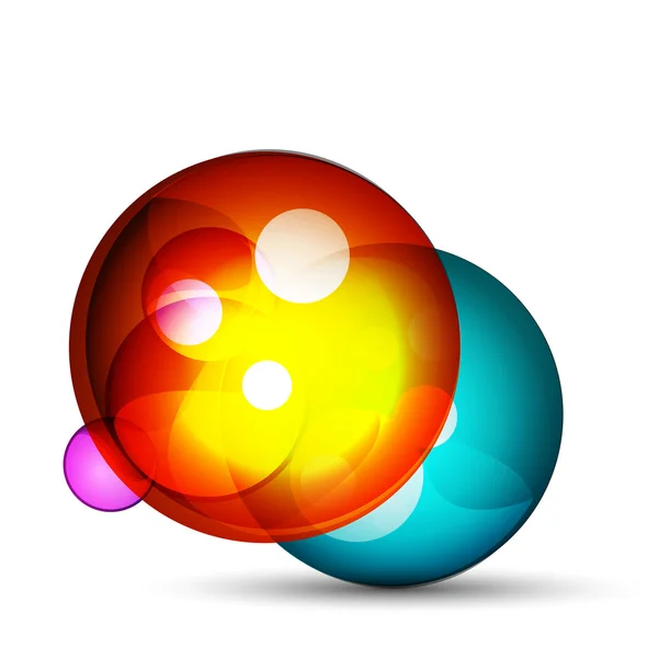 Fond cercle abstrait — Image vectorielle