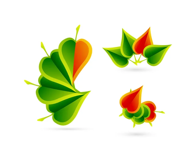 Abstrakt leaf koncept — Stock vektor