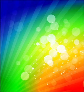 Vector rainbow shiny abstract background clipart