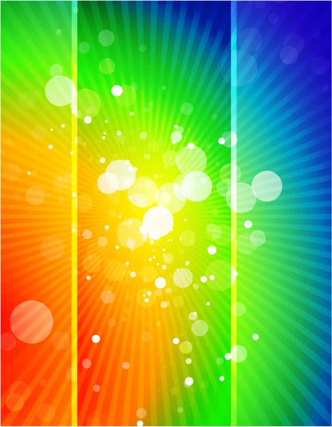 Vektorové rainbow lesklé pozadí abstraktní — Stockový vektor