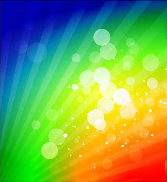 Vector rainbow shiny abstract background — Stock Vector