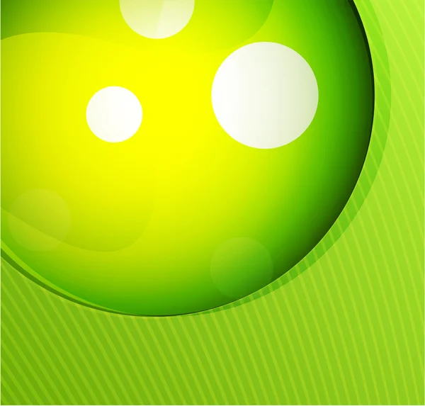 Векторний фон сфери зеленого скла — стоковий вектор