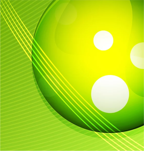 Yeşil Cam Küre vektör arka plan — Stok Vektör