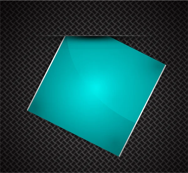 碳纹理的透明玻璃形状 — 图库矢量图片