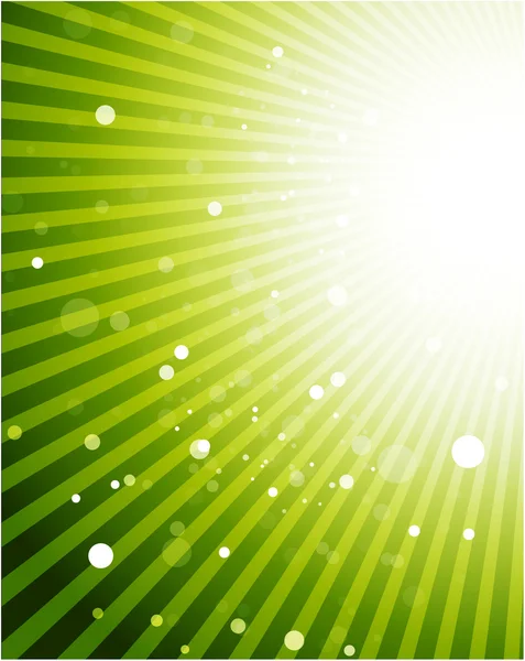 緑の光沢のあるベクトルの背景 — ストックベクタ