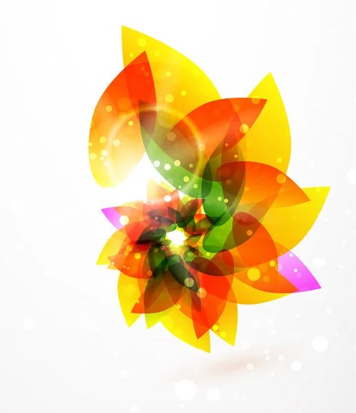 矢量抽象花卉背景 — 图库矢量图片
