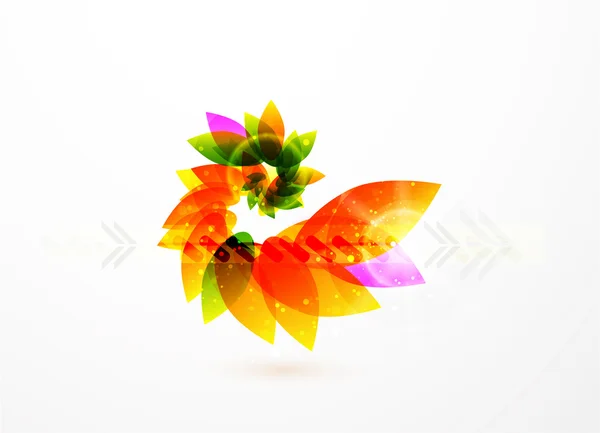 Vector abstract flower background — Stock Vector