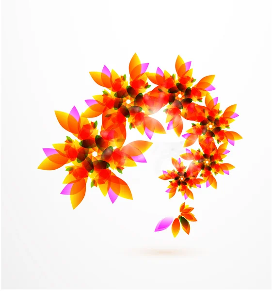 Wektor abstrakcyjne tło kwiat — Wektor stockowy