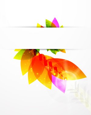 Vector abstract flower background clipart