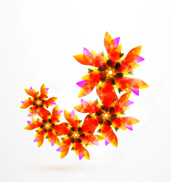 Vektor abstrakt blomma bakgrund — Stock vektor