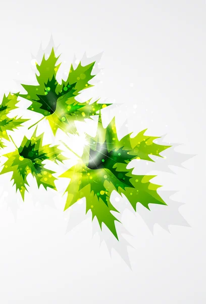 Vektor leaf koncept. natur abstrakt symbol — Stock vektor