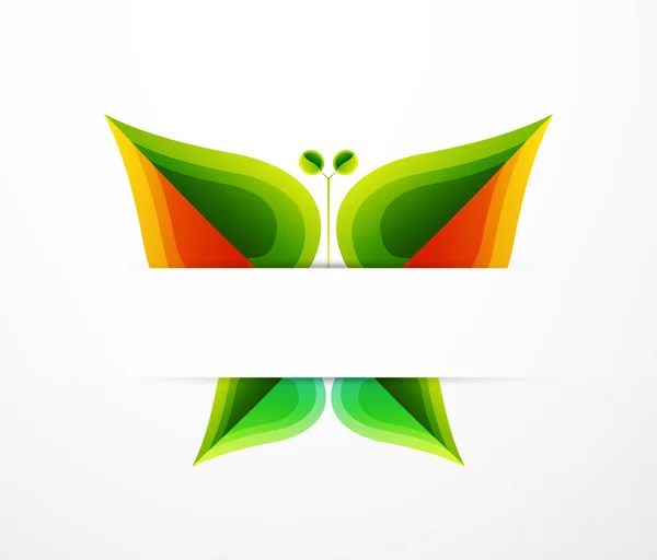 Vektor leaf abstrakt bakgrund — Stock vektor