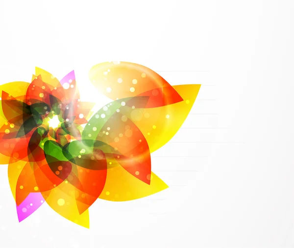 Vecteur abstrait fond de fleur — Image vectorielle