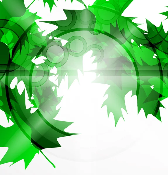 Concept vectoriel abstrait vert — Image vectorielle