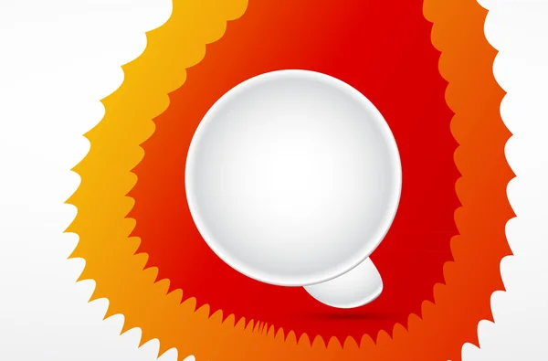Abstrait blanc vide bulle de parole icône — Image vectorielle