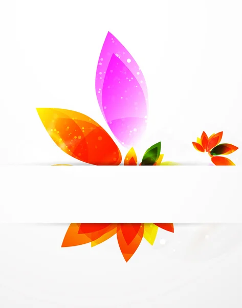 Vector abstract flower background — Stock Vector