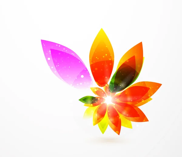 Διάνυσμα αφηρημένο φόντο λουλούδι — Διανυσματικό Αρχείο