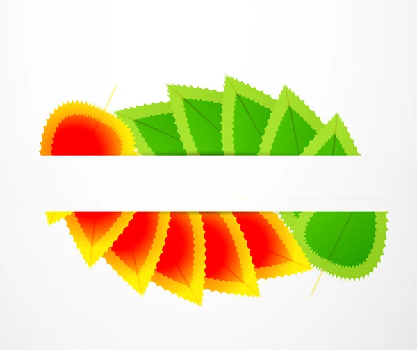 Vektor leaf abstrakt bakgrund — Stock vektor