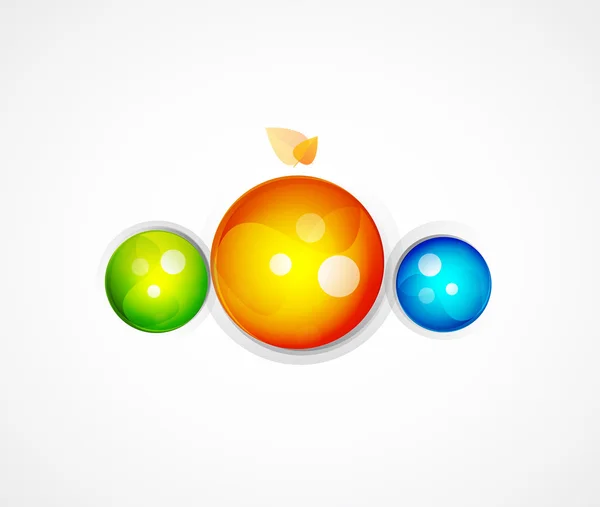矢量球体抽象背景 — 图库矢量图片
