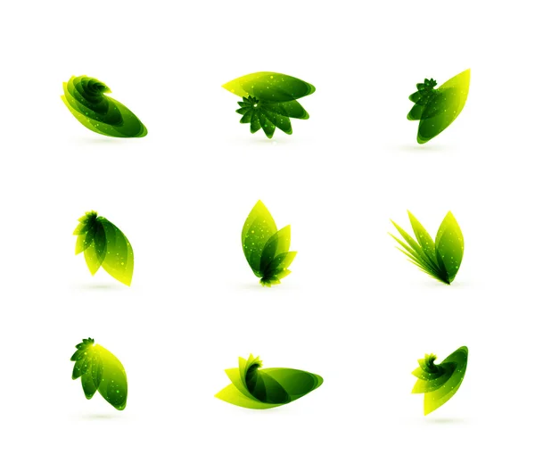 Design de folhas abstratas — Vetor de Stock