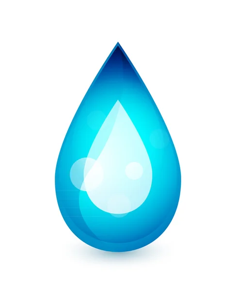 Conceito de gota de água vetorial — Vetor de Stock
