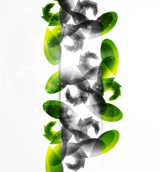 Diseño de hojas abstractas — Archivo Imágenes Vectoriales