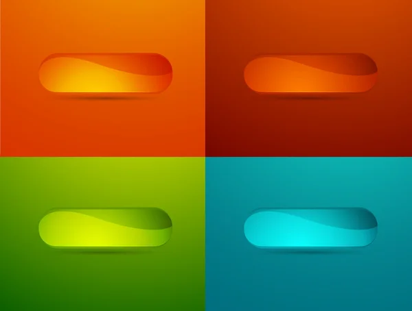 Vecteur abstrait boutons brillants — Image vectorielle