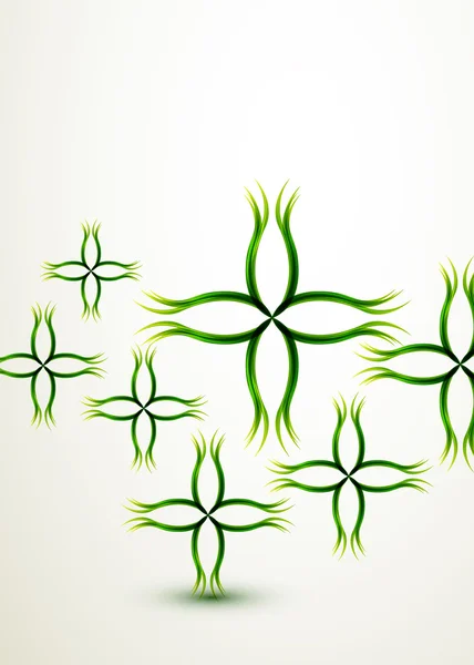Векторні абстрактні криві трави — стоковий вектор