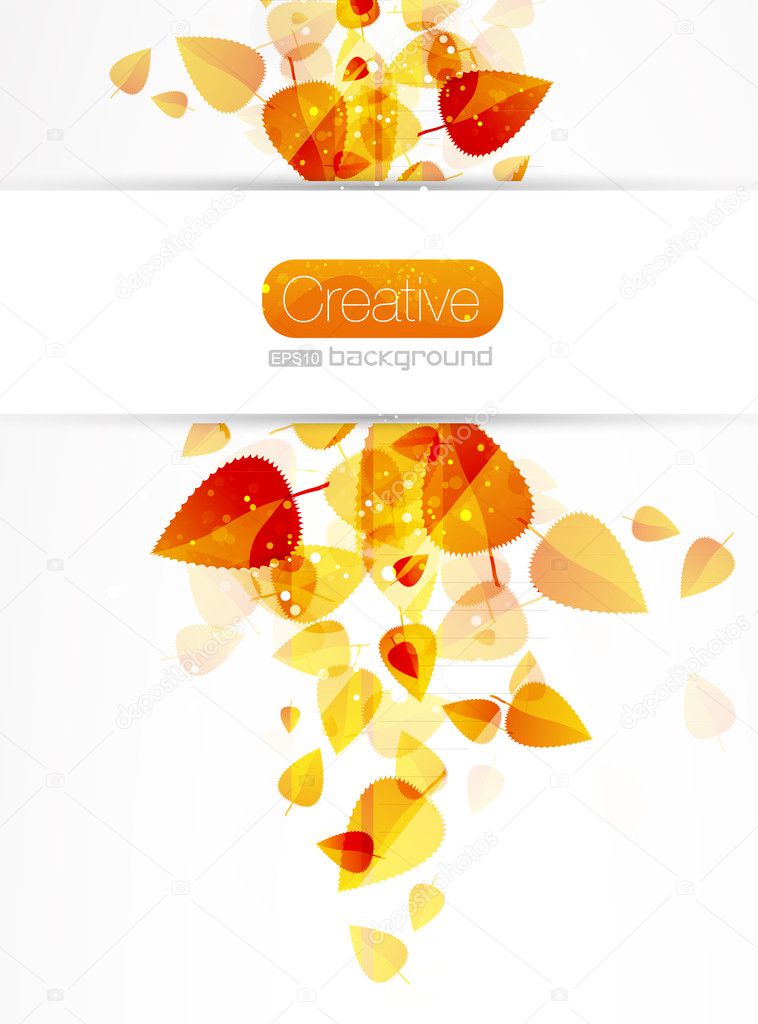 Autumn vector abstract background