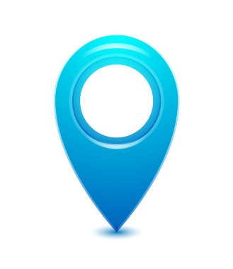 Vector location pointer icon clipart