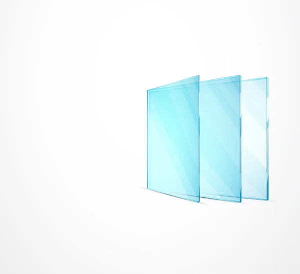 Vektor-Glasplatten — Stockvektor
