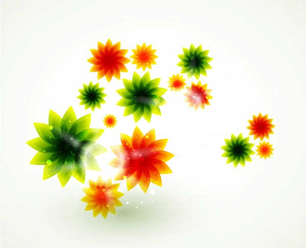Abstrakte Blume Hintergrund — Stockvektor