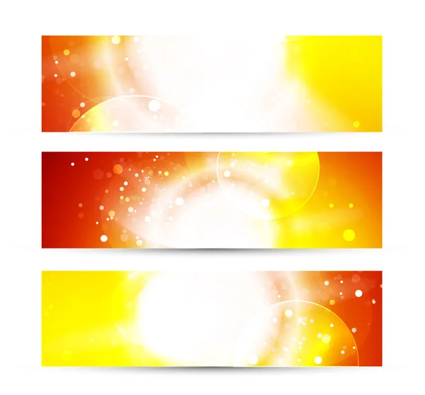 stock vector Vector shiny banners