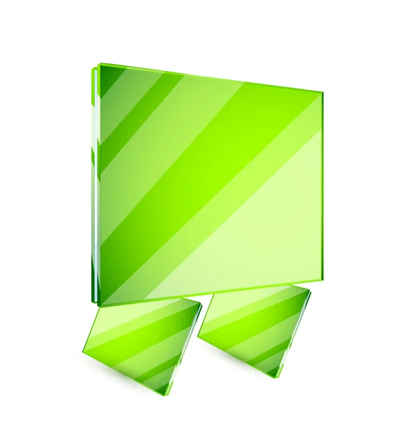 Vektorové skleněné desky — Stockový vektor