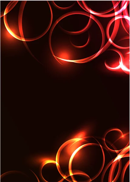 矢量抽象发光涡旋背景 — 图库矢量图片