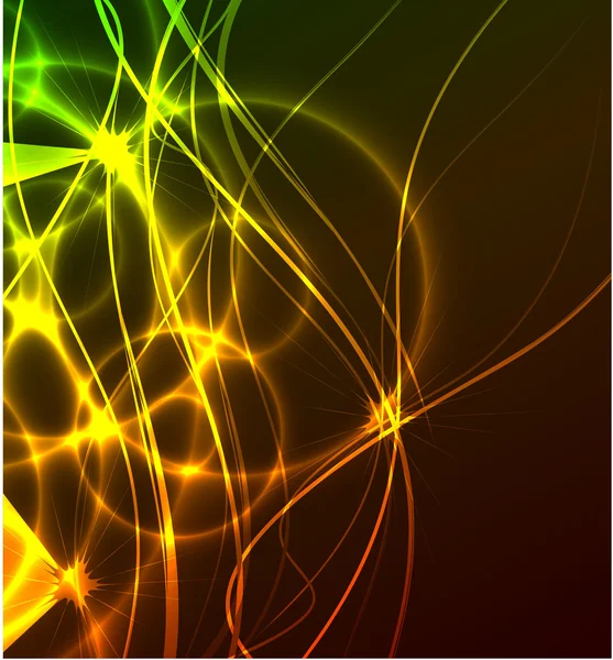 Vector abstract glowing background — Stock Vector