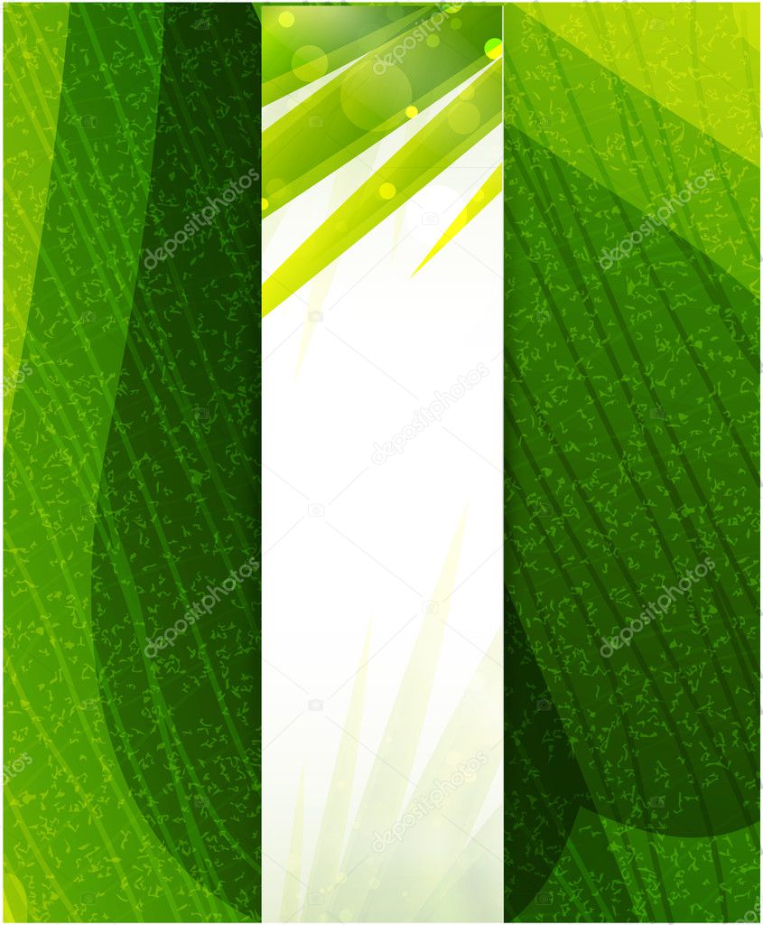 Vector green leaf texture