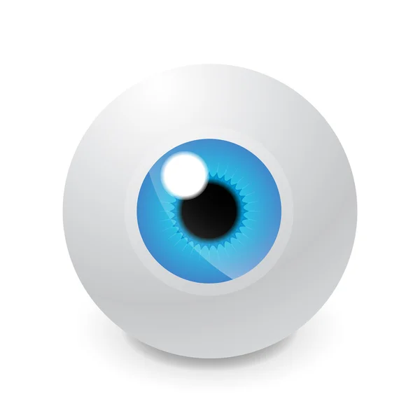 Glas oogbol — Stockvector