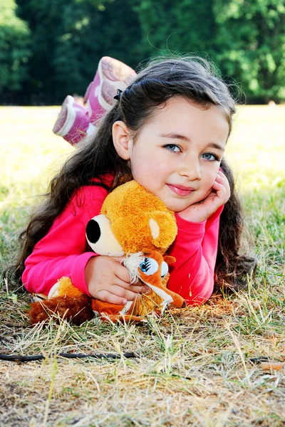 stock image Portrait of the little girl