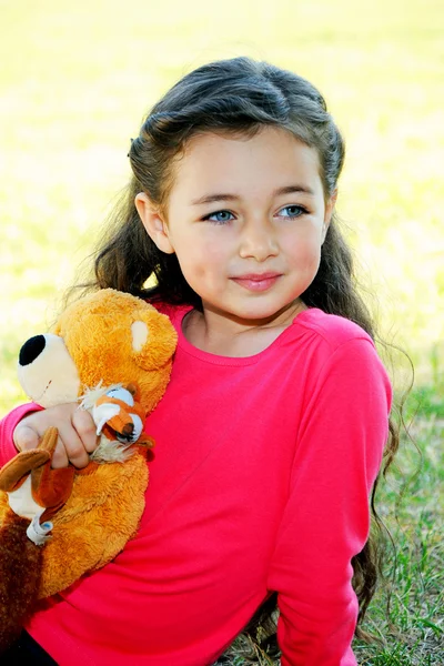 stock image Portrait of the little girl