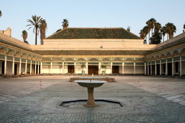 Bahia palace marrakech clipart