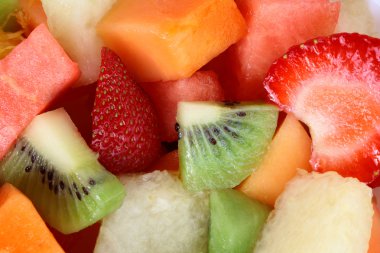 Fresh Fruit Salad background clipart