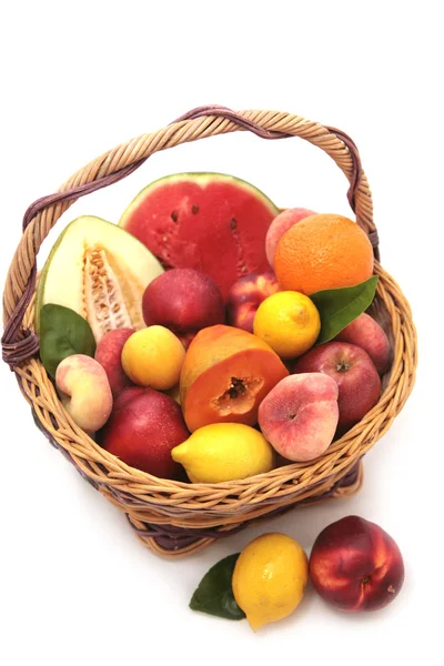 stock image Basket of fruits