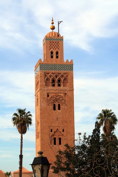 Mešita Koutoubia v marrakech, Maroko — Stock fotografie